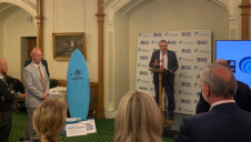The strategy was launched by MPs Steve Double (centre) and Geraint Davies (left)